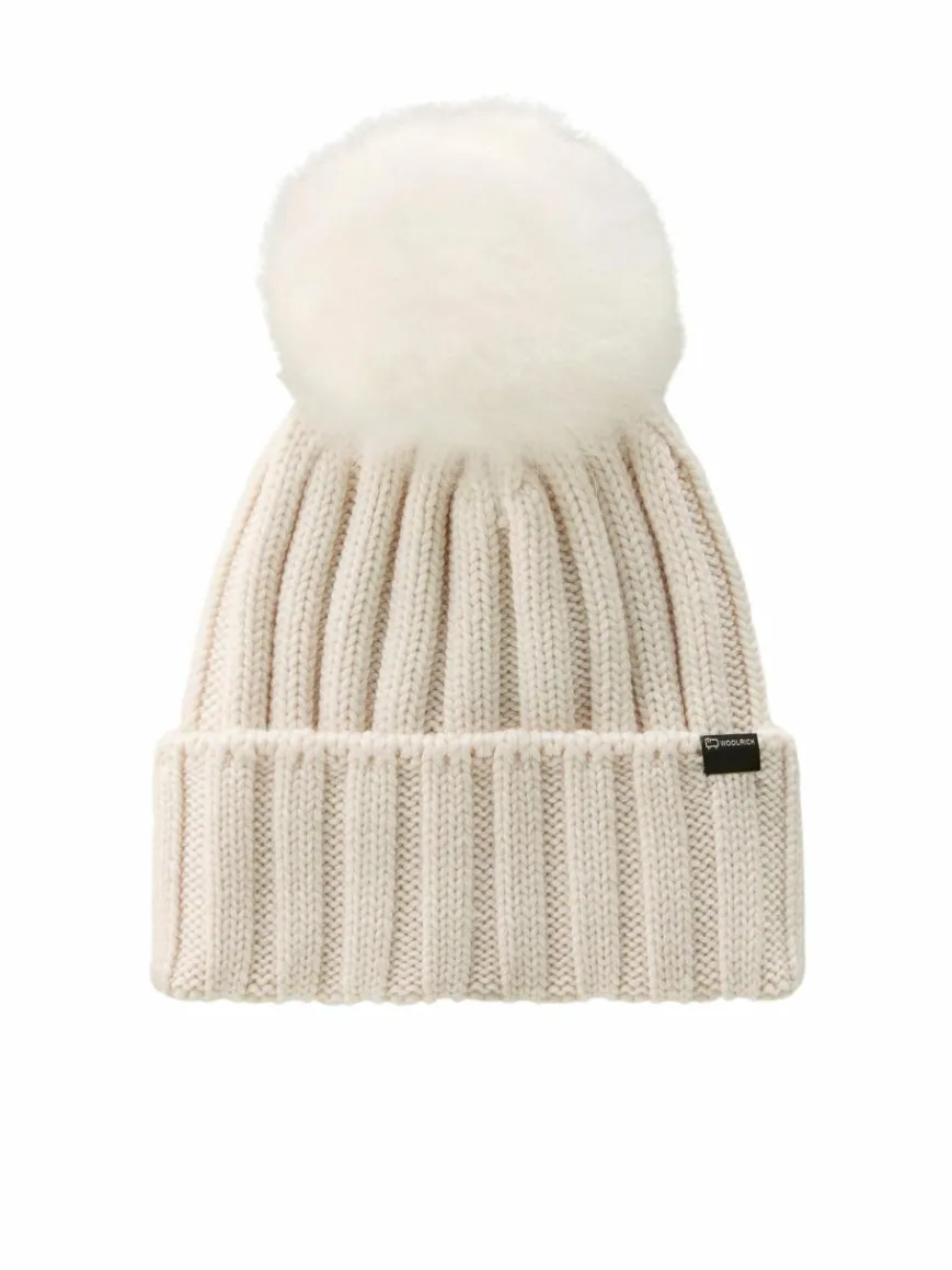 Woolrich Mützen & Hüte*Damen Mütze weiß uni