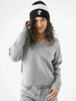 Codello Mützen & Hüte*Damen Mütze schwarz bedruckt