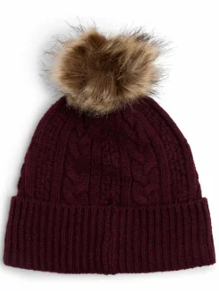 Lauren Ralph Lauren Mützen & Hüte*Damen Mütze bordeaux gemustert