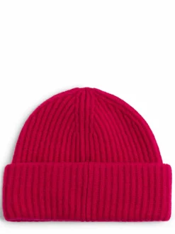 Marie Lund Mützen & Hüte*Damen Mütze aus Kaschmir pink uni