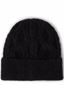 GUESS Mützen & Hüte*Damen Mütze mit Alpakaanteil schwarz uni