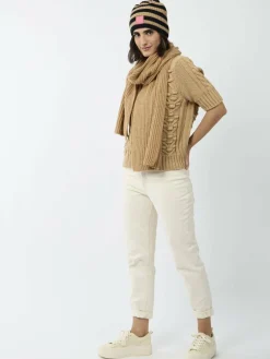 Codello Mützen & Hüte*Damen Mützen beige gestreift