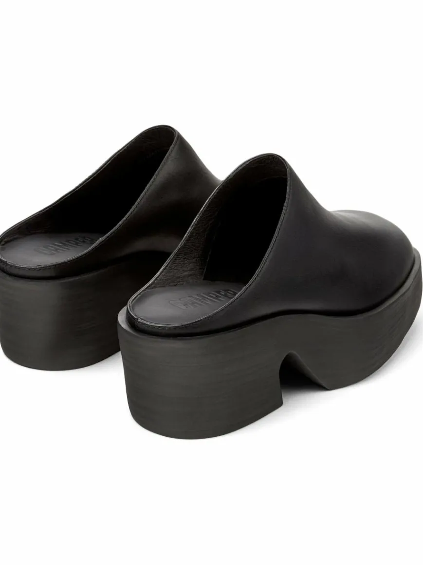 Camper Slipper*Damen Mules - Billie schwarz uni