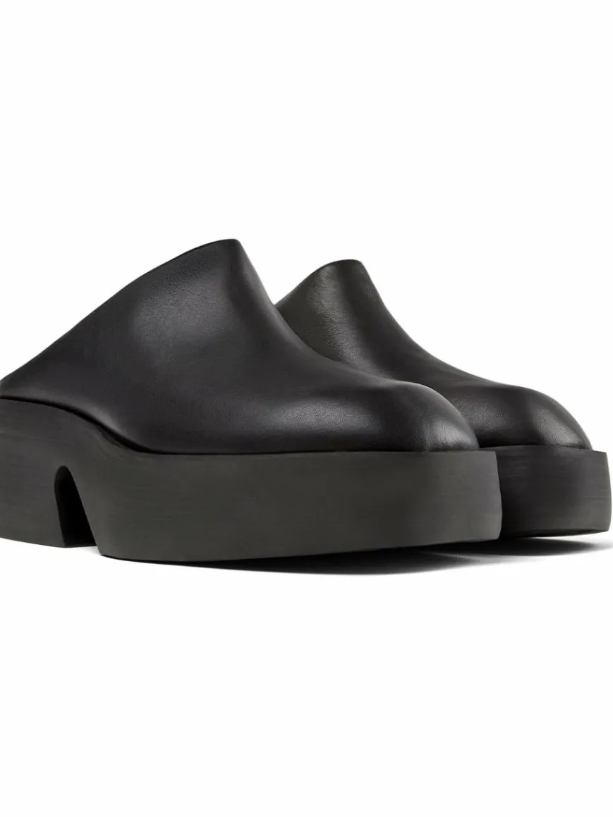 Camper Slipper*Damen Mules - Billie schwarz uni