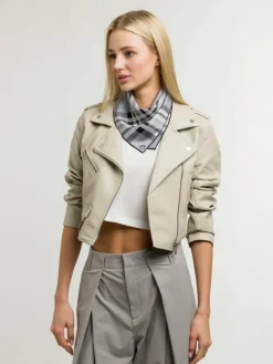 Fraas Schals & Tücher*Damen Nickituch grau kariert