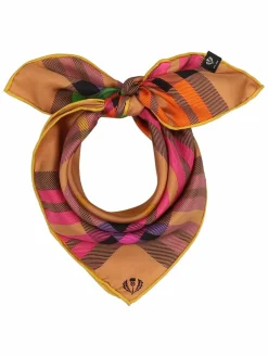 Fraas Schals & Tücher*Damen Nickituch camel kariert