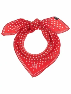 Fraas Schals & Tücher*Damen Nickituch rot gemustert