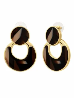 Yokoamii Schmuck*Damen Ohrhänger gold uni