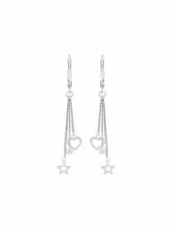 amor Schmuck*Damen Ohrhänger silber uni