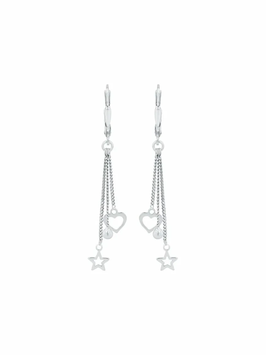 amor Schmuck*Damen Ohrhänger silber uni