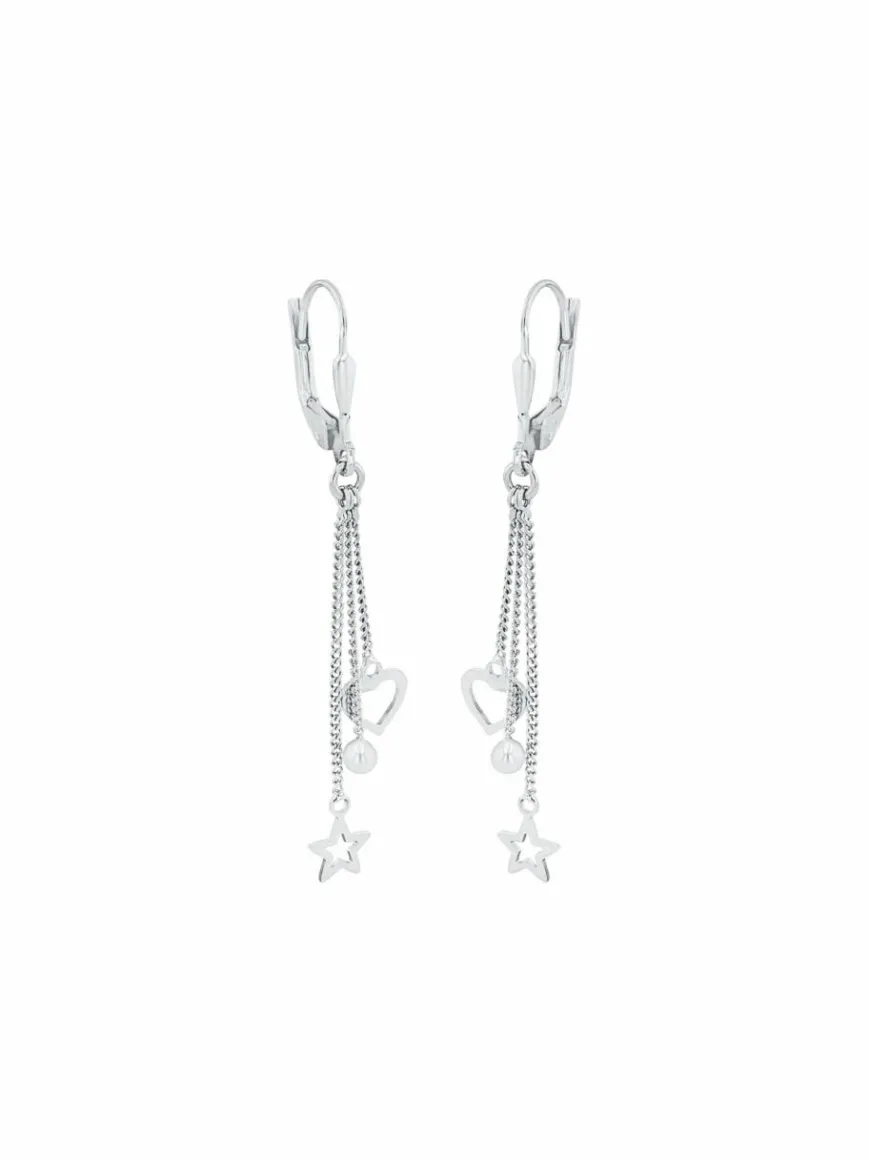 amor Schmuck*Damen Ohrhänger silber uni