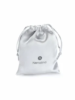 Nenalina Schmuck*Damen Ohrringe schwarz uni