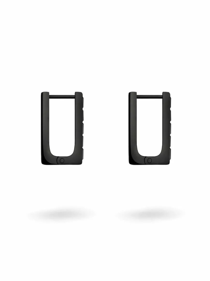 Liebeskind Berlin Schmuck*Damen Ohrringe schwarz uni