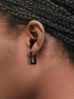 Liebeskind Berlin Schmuck*Damen Ohrringe schwarz uni