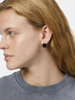 Liebeskind Berlin Schmuck*Damen Ohrringe schwarz uni