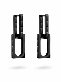 Liebeskind Berlin Schmuck*Damen Ohrringe schwarz uni