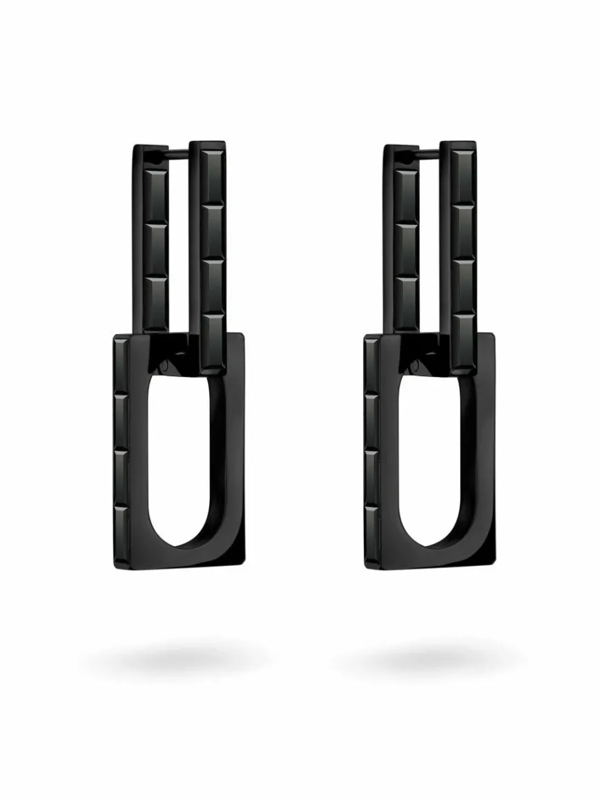 Liebeskind Berlin Schmuck*Damen Ohrringe schwarz uni