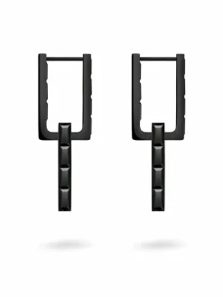 Liebeskind Berlin Schmuck*Damen Ohrringe schwarz uni