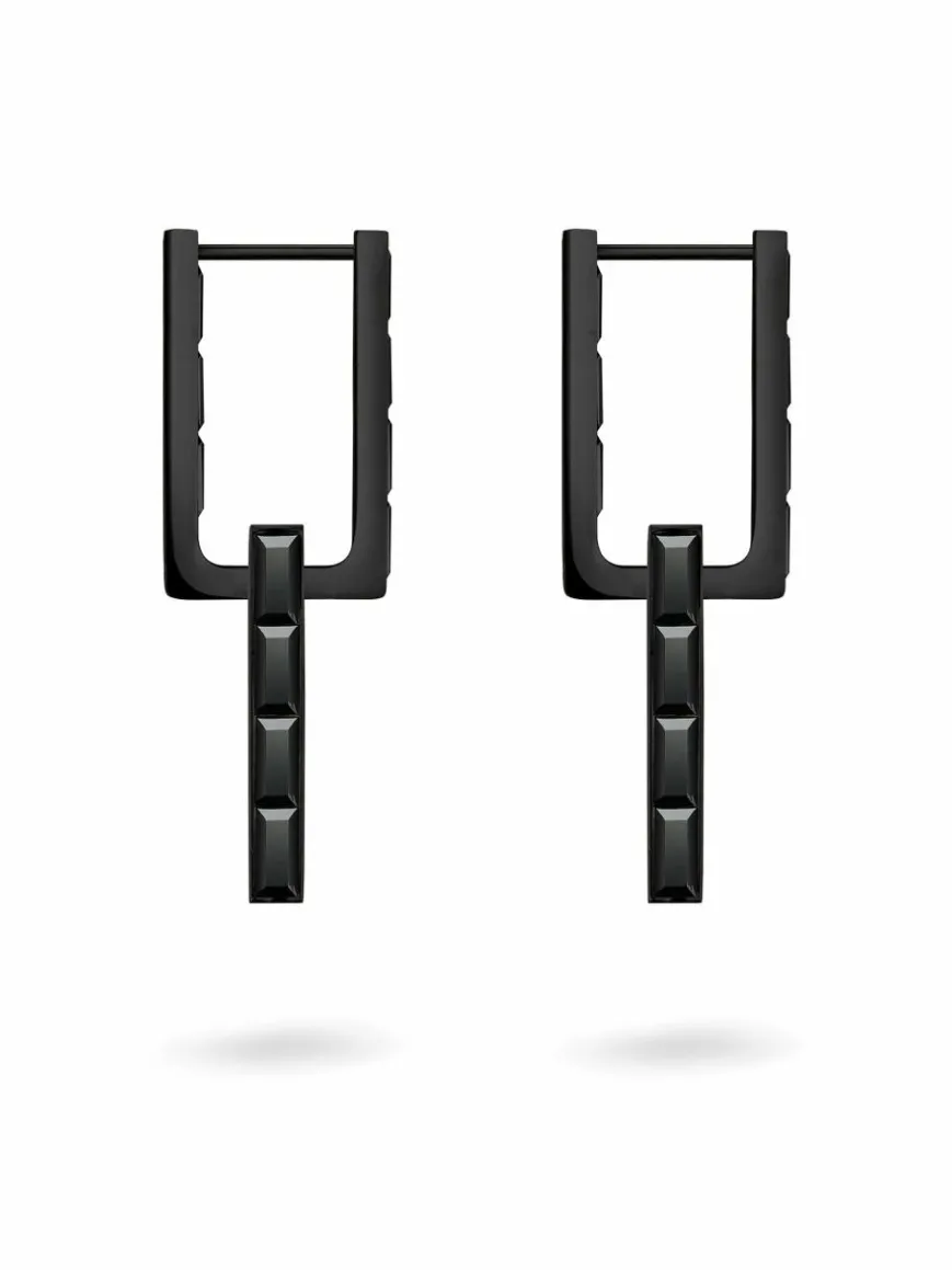 Liebeskind Berlin Schmuck*Damen Ohrringe schwarz uni