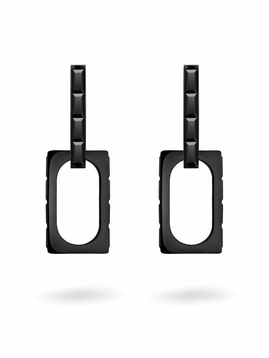 Liebeskind Berlin Schmuck*Damen Ohrringe schwarz uni