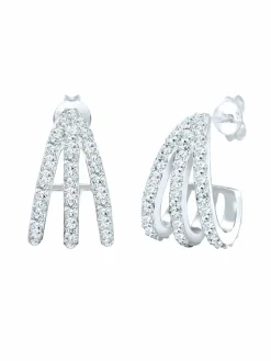 Elli Schmuck*Damen Ohrringe silber uni