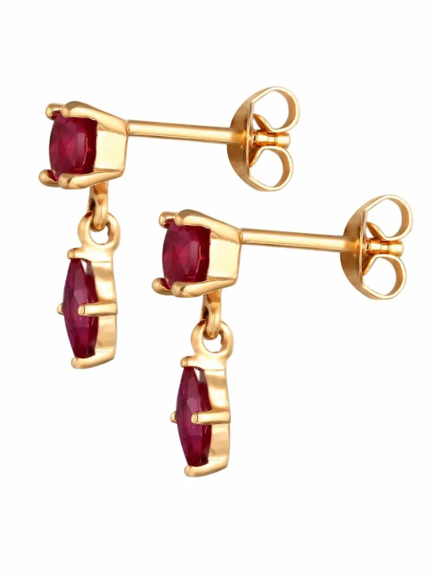 Elli PREMIUM Schmuck*Damen Ohrringe gold uni