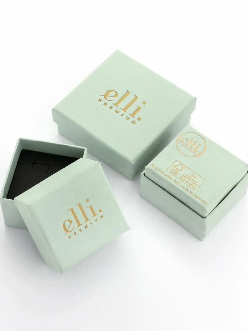 Elli PREMIUM Schmuck*Damen Ohrringe gold uni