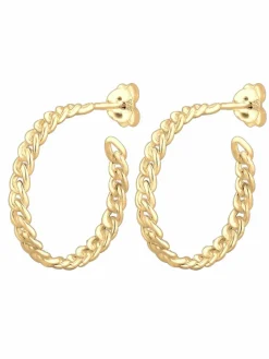 Elli Schmuck*Damen Ohrringe gold uni