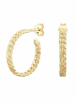 Elli Schmuck*Damen Ohrringe gold uni
