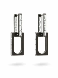 Liebeskind Berlin Schmuck*Damen Ohrringe schwarz uni