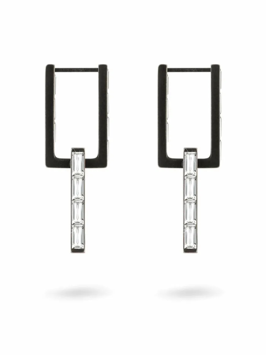 Liebeskind Berlin Schmuck*Damen Ohrringe schwarz uni