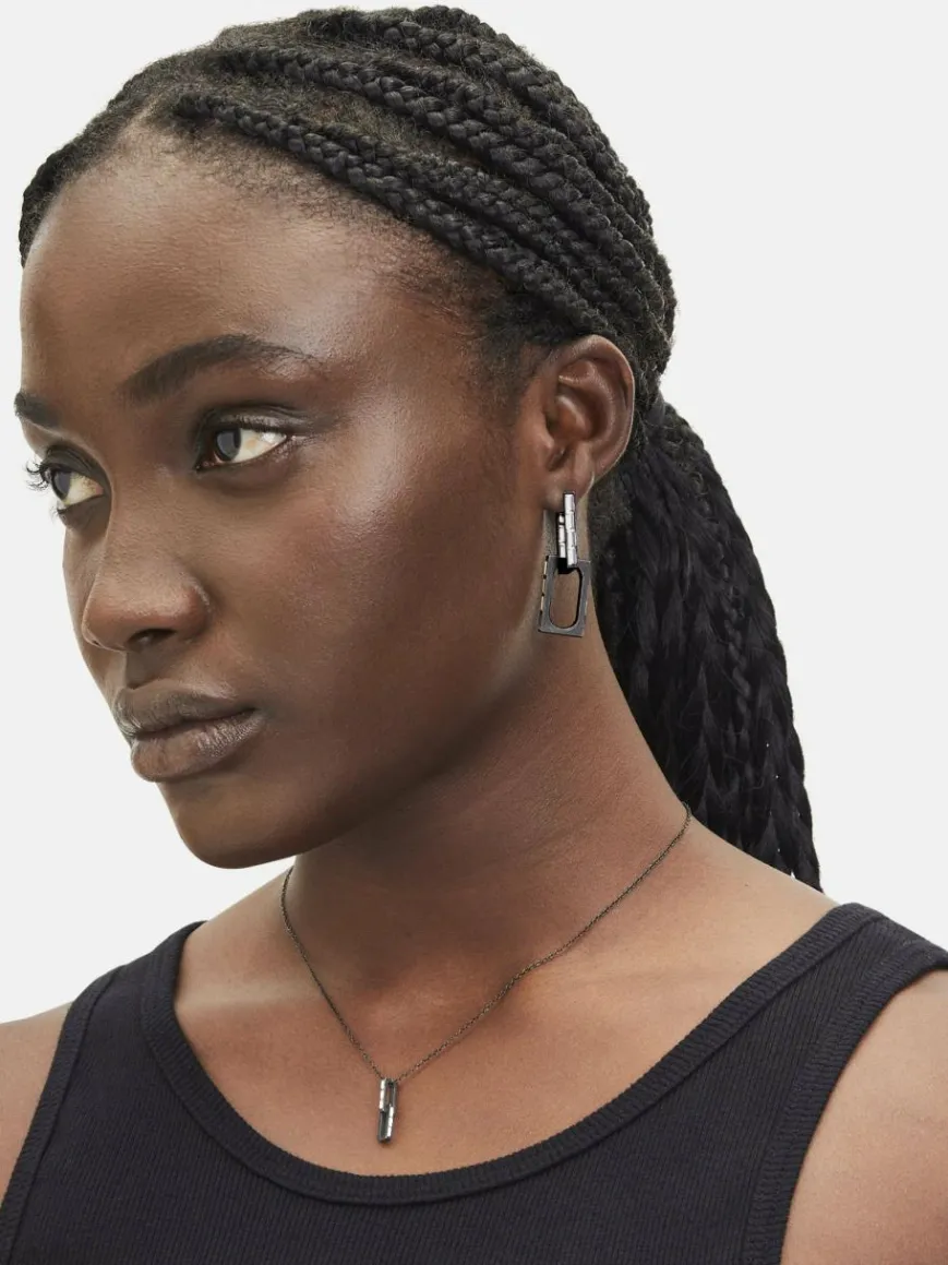 Liebeskind Berlin Schmuck*Damen Ohrringe schwarz uni