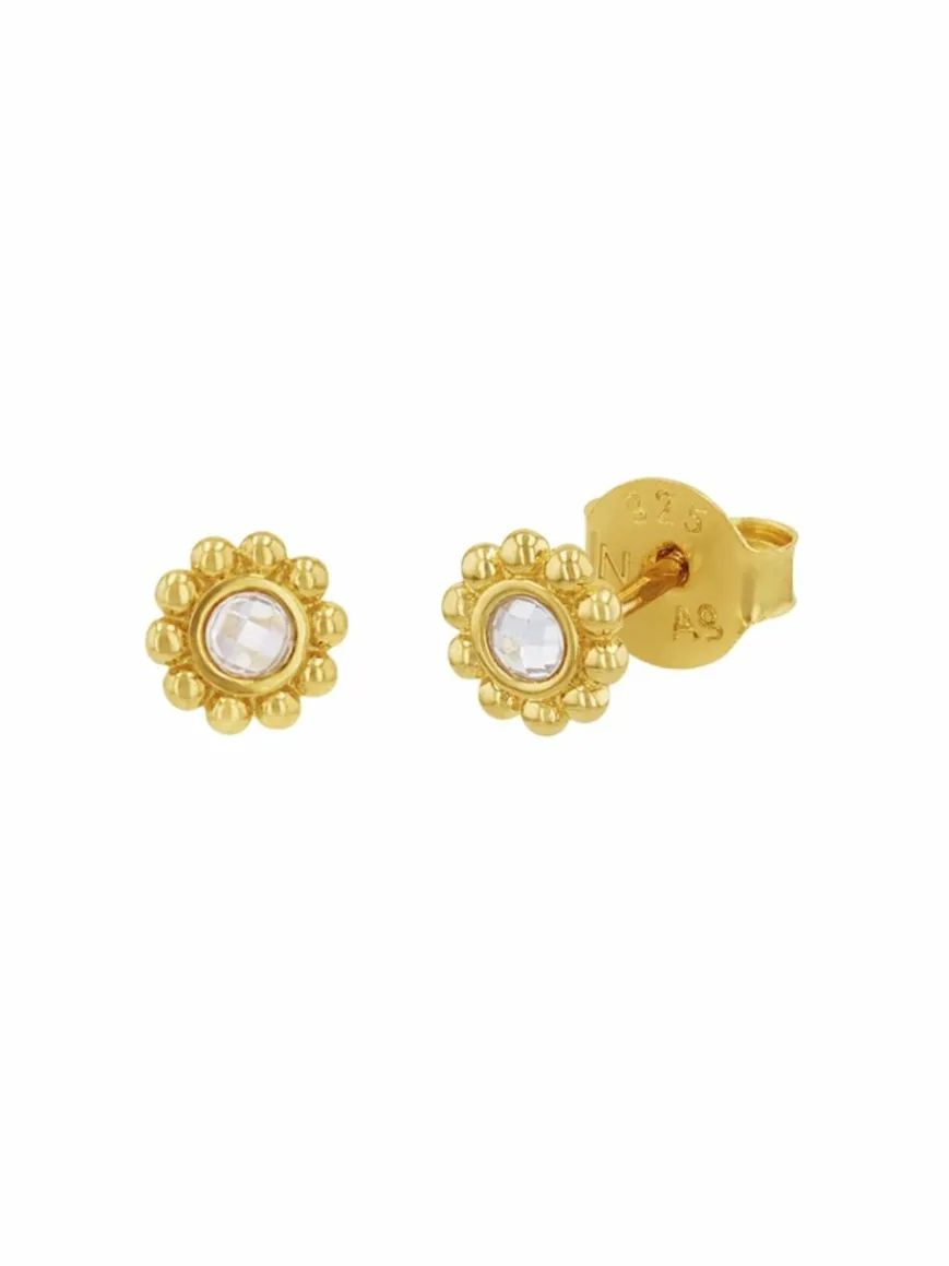 NOELANI Schmuck*Damen Ohrstecker gold uni