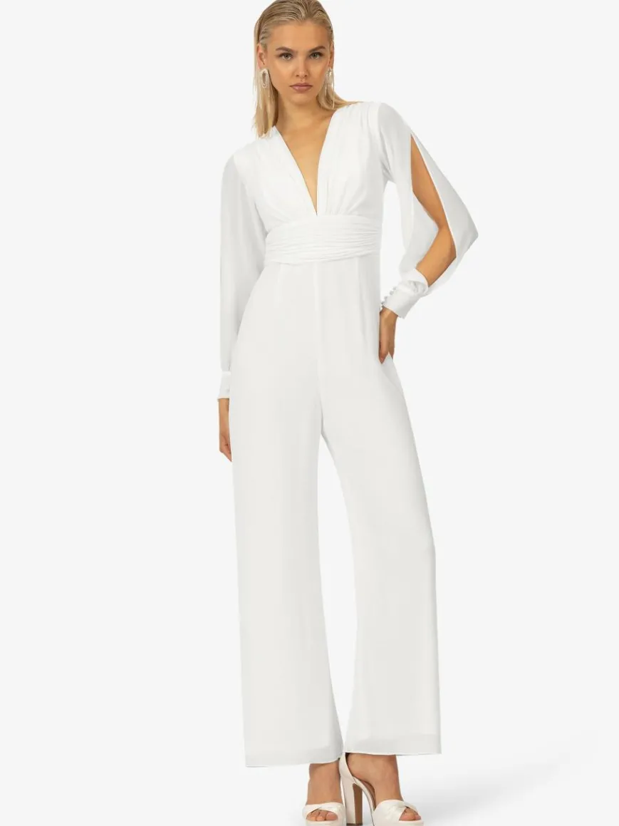Kraimod Hosen*Damen Overall weiß uni