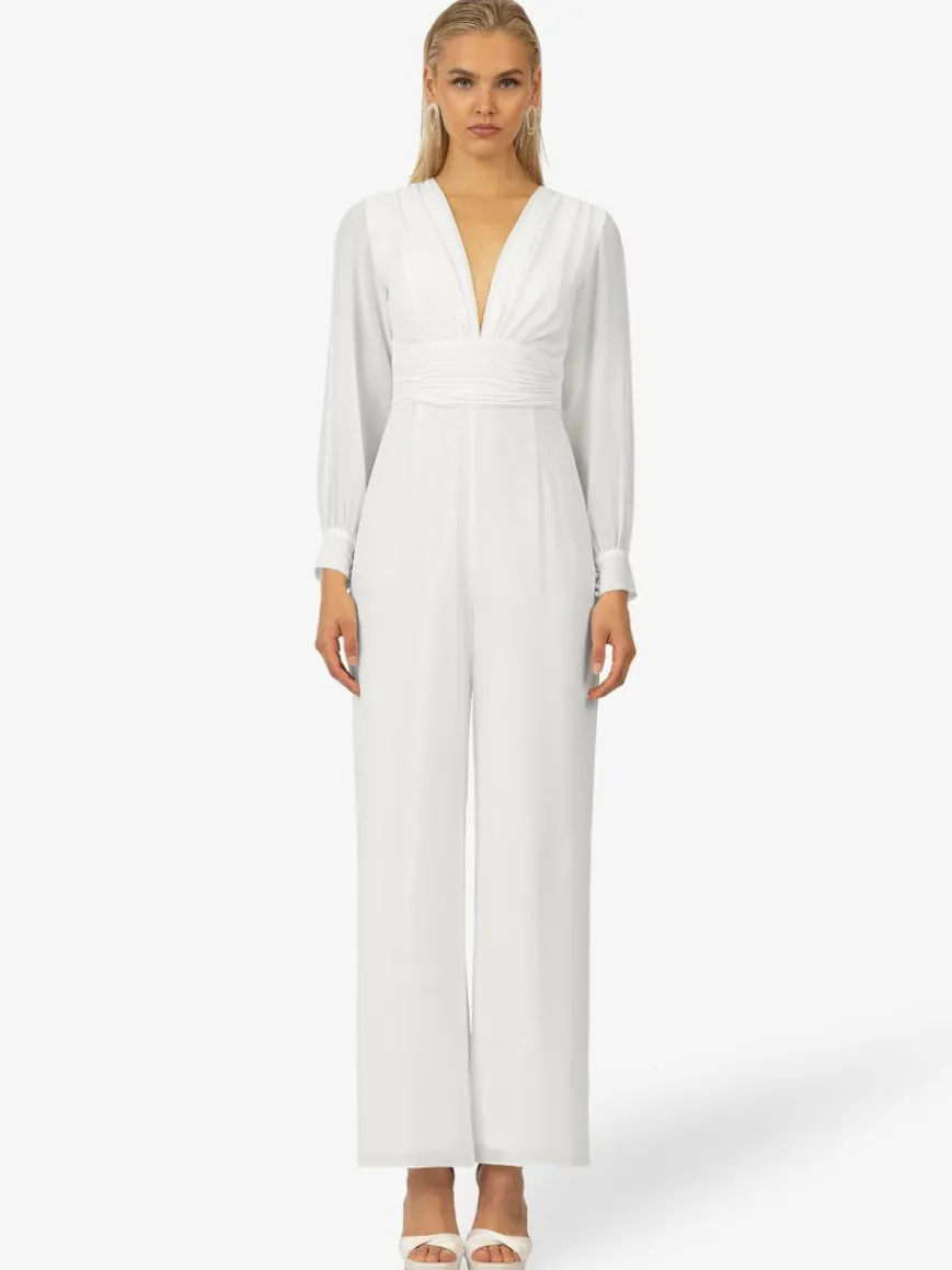 Kraimod Hosen*Damen Overall weiß uni