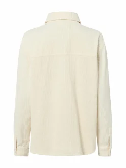 Marie Lund Collection Jacken & Westen|Blusen*Damen Overshirt ecru uni