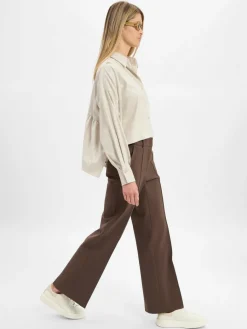 Drykorn Blusen*Damen Oversize-Bluse - Flanna beige meliert