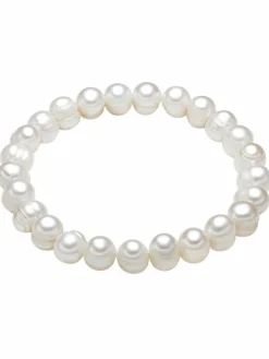 Valero Pearls Schmuck*Damen Perlen-Armband weiß uni