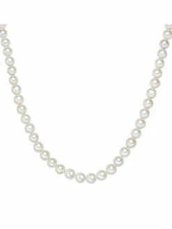 Valero Pearls Schmuck*Damen Perlen-Kette weiß uni