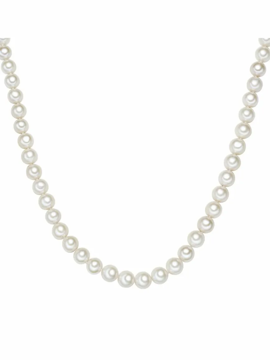 Valero Pearls Schmuck*Damen Perlen-Kette weiß uni