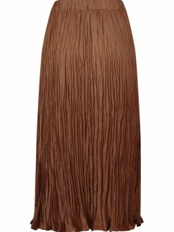 Betty Barclay Röcke*Damen Plisseerock braun nougat uni