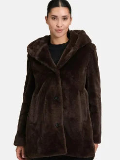 Betty Barclay Jacken & Westen*Damen Plüschjacke braun uni