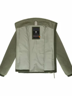 Ragwear Sweatshirts & Sweatjacken|Jacken & Westen*Damen Plüschjacke - Arctika oliv uni