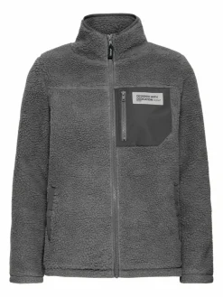 OXMO Jacken & Westen*Damen Plüschjacke - OXABBY grau uni