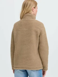 OXMO Jacken & Westen*Damen Plüschjacke - OXABBY beige uni