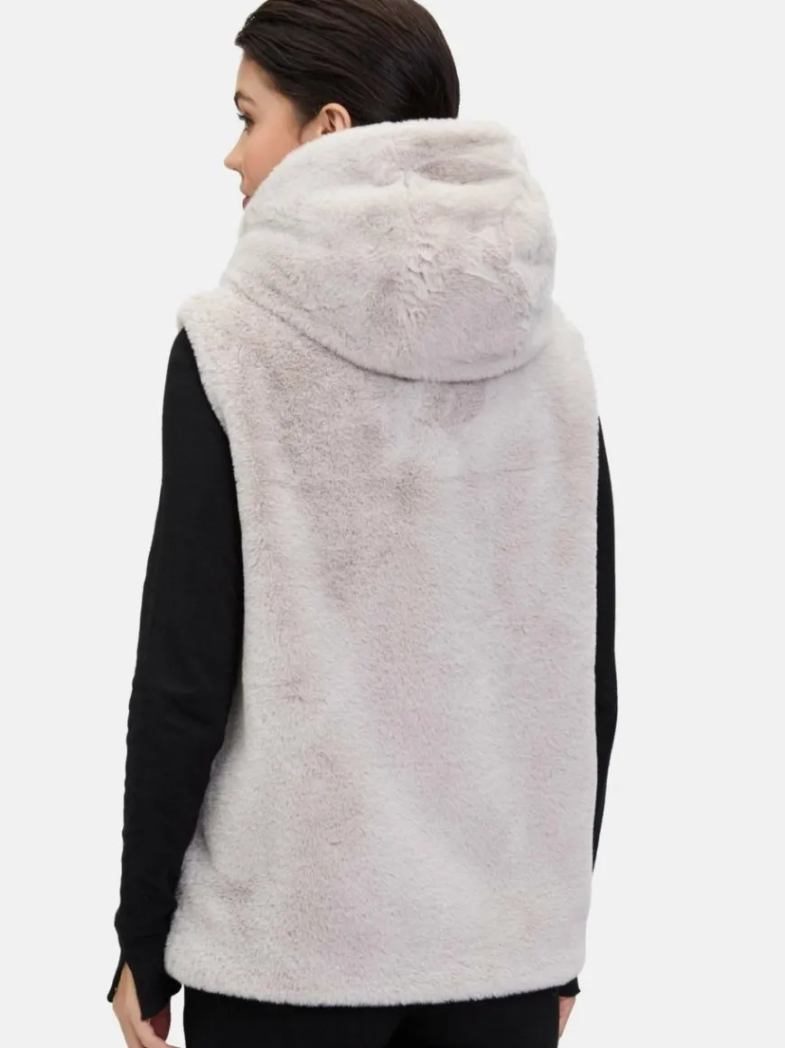 Betty Barclay Jacken & Westen*Damen Plüschweste grau uni