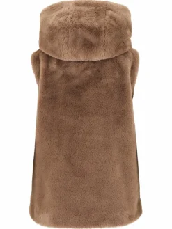 Betty Barclay Jacken & Westen*Damen Plüschweste braun camel uni