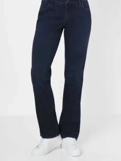 Paddock`s Jeans*Damen 5-Pocket Jeans - LARA Straight Fit rinsed uni