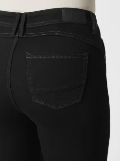 Paddock`s Jeans*Damen 5-Pocket Jeans - LIA Slim Fit schwarz uni