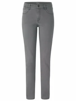 Paddock`s Jeans*Damen 5-Pocket Jeans - PAT Slim Fit grau uni